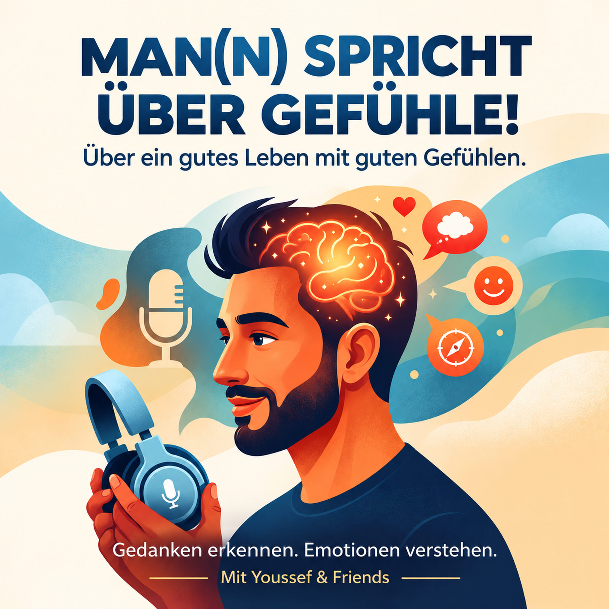 Podcast Cover Man(n) spricht über Gefühle